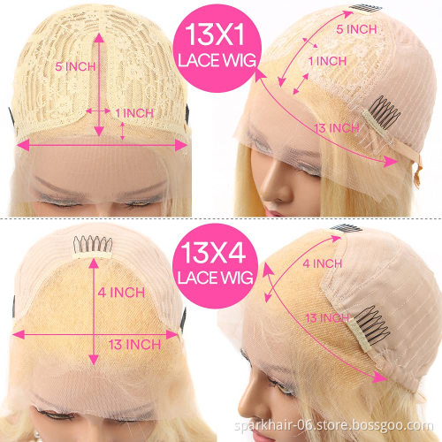 613 Lace Frontal Blonde Lace Front Wig Human Hair Wigs For Black Women Brazilian Hair 30 Inch Body Wave Lace Wig Vendor